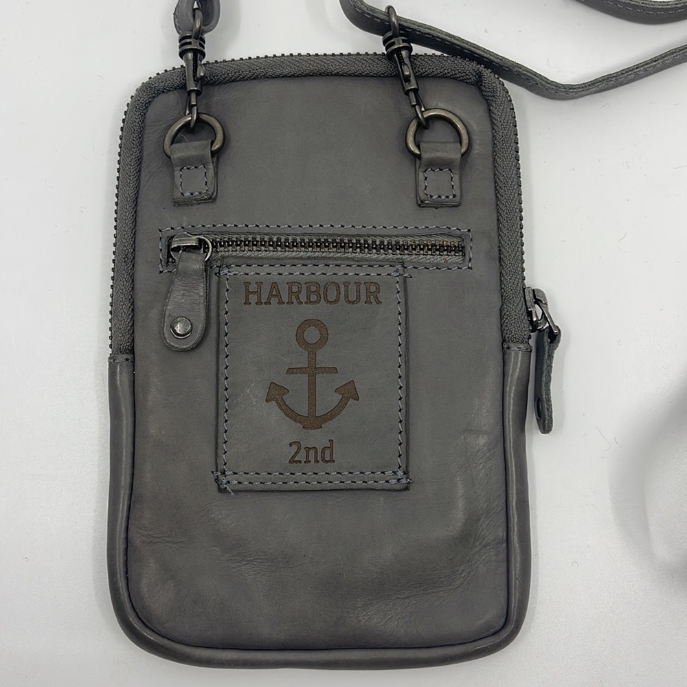 Harbour 2nd Distressed Leather Cell Phone Crossbody Bag